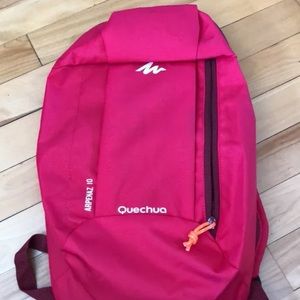 Quechua red sports bag (hiking)